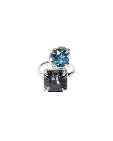 Double Gem Toe Ring