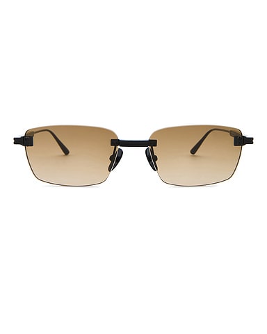 Rimless Cubic Sunglasses
