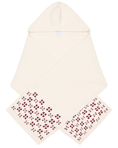 Winter Fair Isle Hoodie Scarf