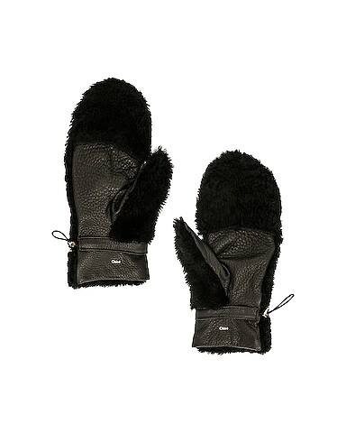 Shearling Mittens