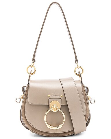 Small Tess Shiny Calfskin Shoulder Bag