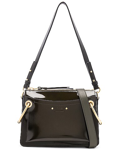 Small Roy Glossy Lambskin Shoulder Bag