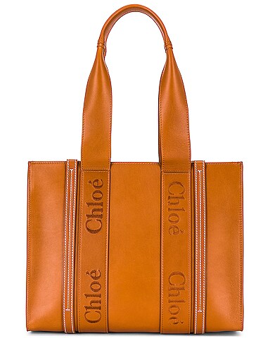 Woody Leather Tote