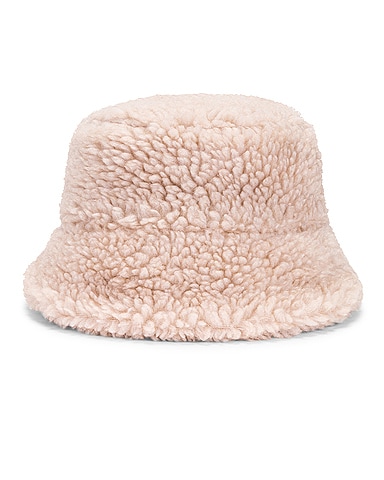 Faux Fur Fleece Bucket Hat