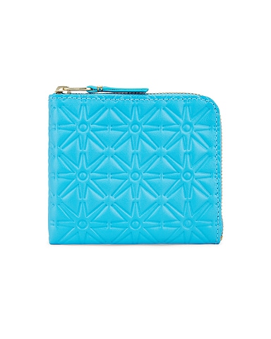 Embossed Zip Wallet