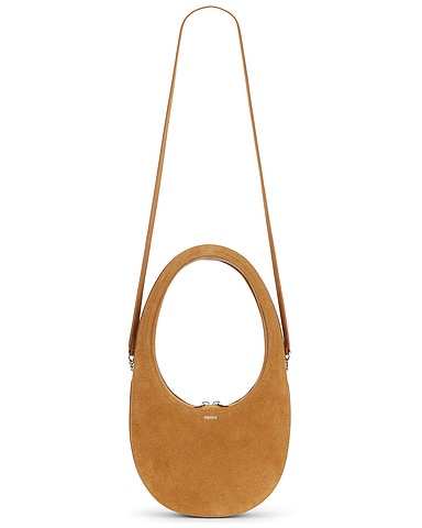 Suede Crossbody Swipe Bag