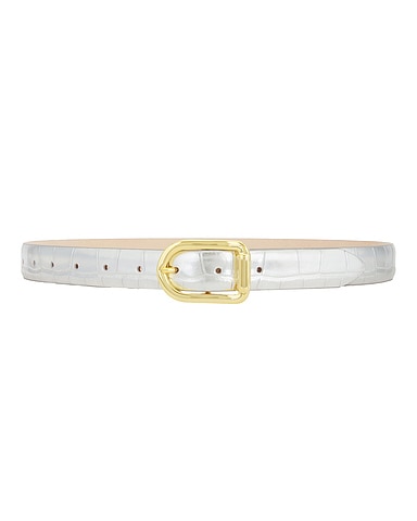 Mija Mirror Croc Belt