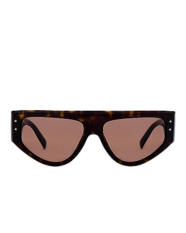 Flat Top Oval Sunglasses