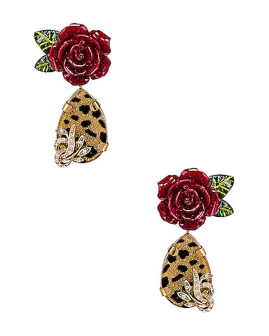 Leo & Roses Earrings