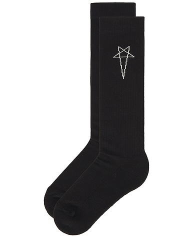 Pentagram Knee High Socks