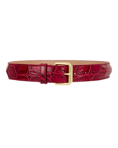 Printed Croc Belt