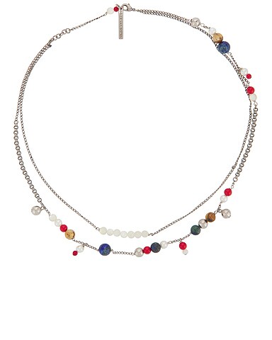 Freshwater Pearl Semiprecious Natural Stones Necklace
