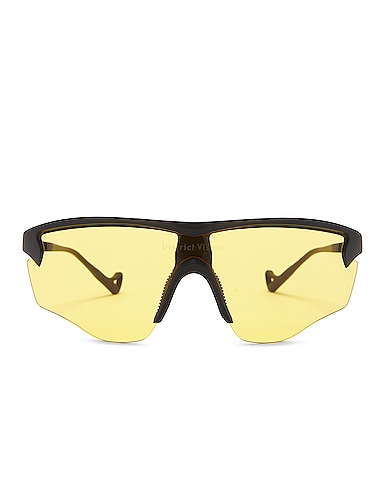 Junya Racer Sunglasses in Yellow District Vision