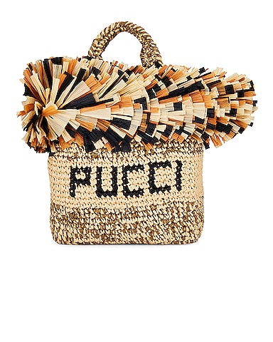 Small Rafia Tote Bag