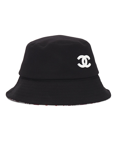 Chanel CC Pearl Bucket Hat