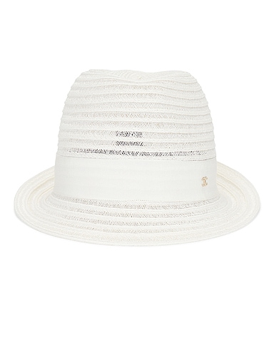 Chanel Coco Mark Straw Hat