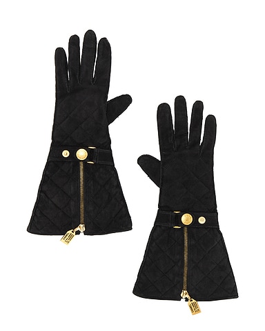 Chanel Suede Gloves