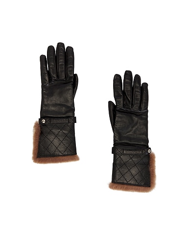 Chanel Lambskin Coco Mark Gloves