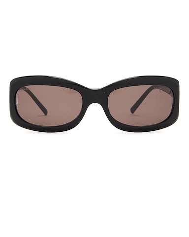 Chanel Interlocking CC Oversize Tinted Sunglasses