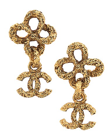Chanel Coco Mark Clip-On Earrings