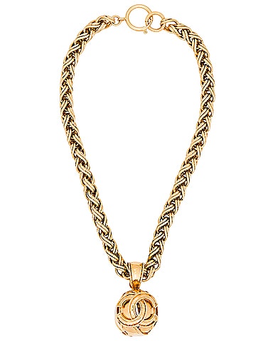 Chanel 1994 Coco Mark Necklace