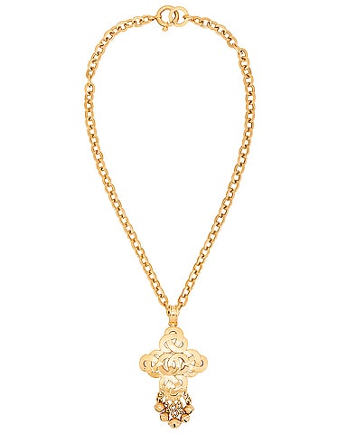 Chanel 1995 Coco Mark Necklace