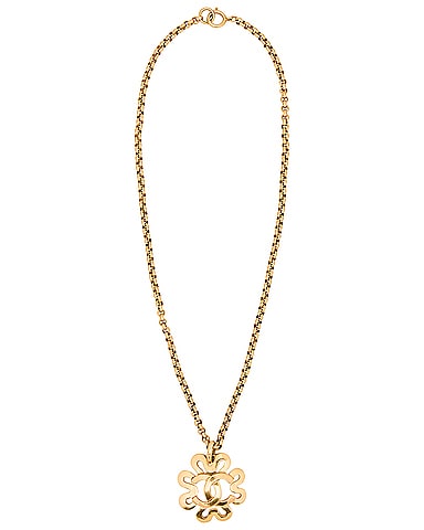 Chanel 1995 CC Flower Necklace