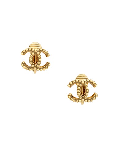Chanel Coco Mark Clip-On Earrings