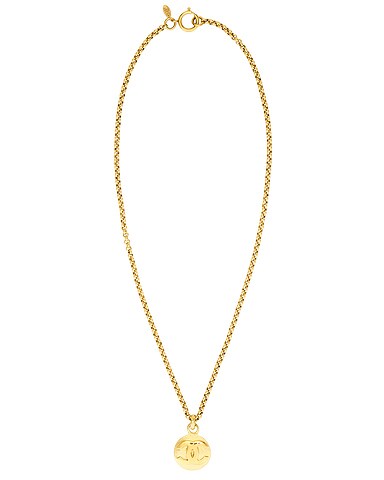 Chanel 1990 Coco Mark Necklace