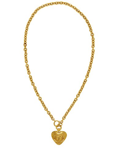 Chanel CC Heart Necklace