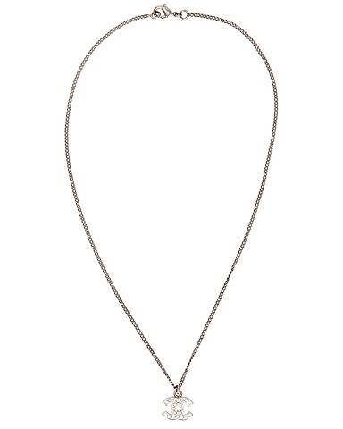 Chanel CC Rhinestone Necklace