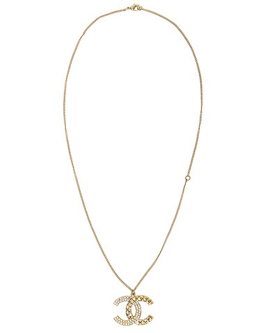 Chanel CC Rhinestone Necklace