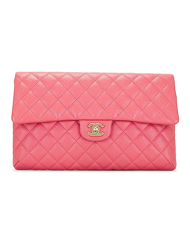 Chanel Caviar Classic Flap Clutch