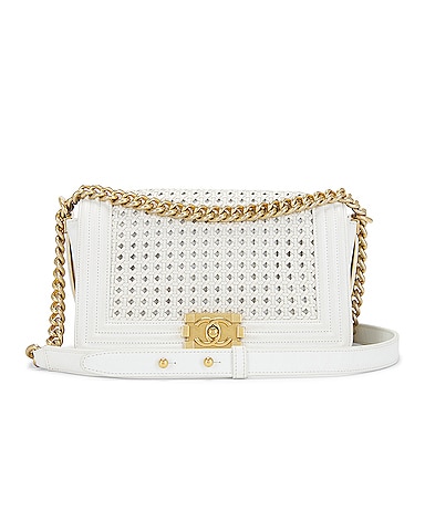 Chanel Lambskin Braided Boy Bag