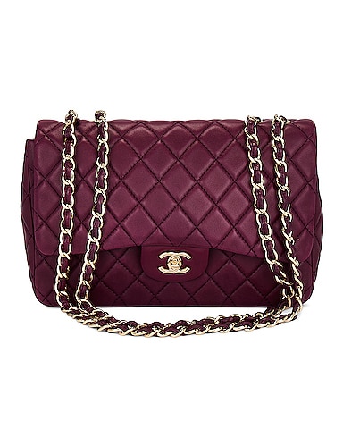 Chanel Lambskin Jumbo Classic Flap Bag