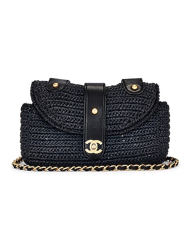 Chanel Raffia Flap Bag