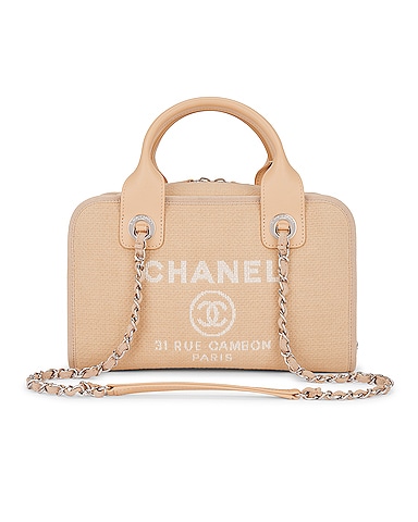 Chanel Deauville 2 Way Handbag