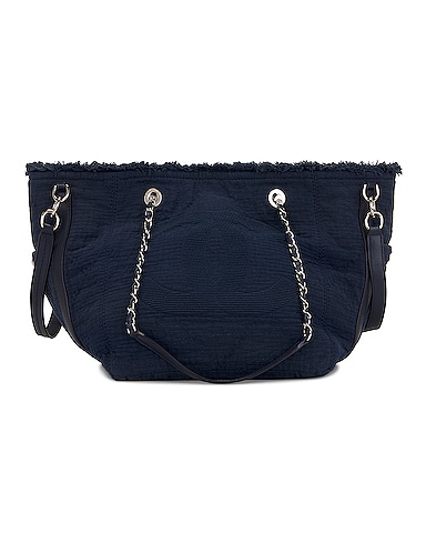 Chanel Large Double Face Deauville Tote Bag