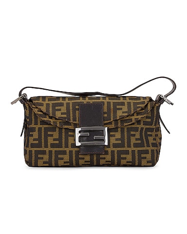 Fendi Zucca Mama Baguette Shoulder Bag