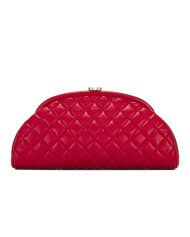 Chanel Quilted Lambskin Clutch