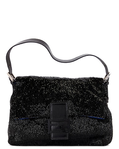 Fendi Beaded Mama Baguette Shoulder Bag