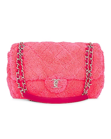 Chanel Quilted Terry Chain Shoulder Bag