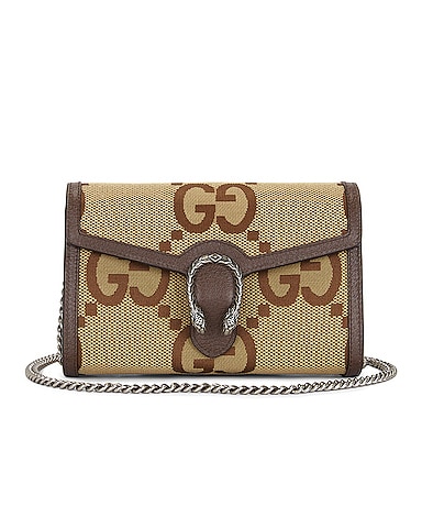 Gucci Jumbo GG Mini Dionysus Shoulder Bag
