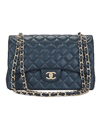 Chanel Matelasse Caviar Turnlock Flap Chain Shoulder Bag