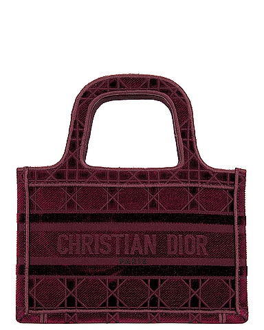 Dior Mini Embroidered Book Tote Bag