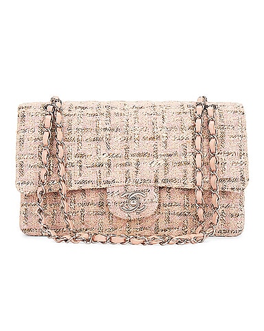 Chanel Tweed Matelasse Chain Shoulder Bag