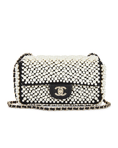 Chanel Pearl Flap Chain Shoulder Bag