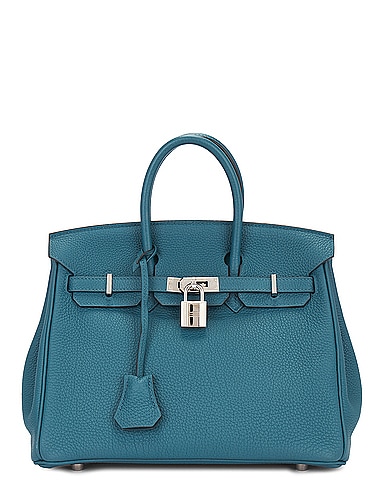 Hermes Clemence Birkin 25 Handbag