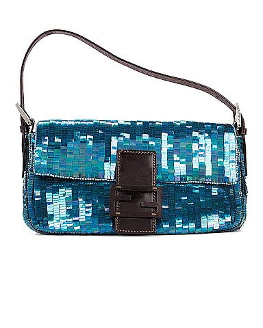 Fendi Sequin Baguette Shoulder Bag