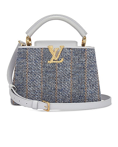 Louis Vuitton Tweed Capucines Handbag